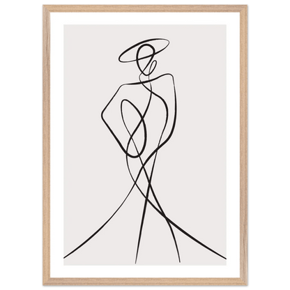 Tableau Femme Minimaliste - La Maison Du Tableau