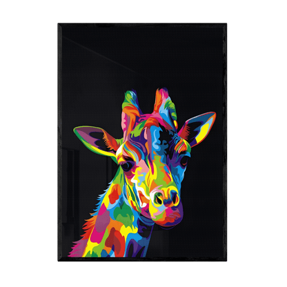 Tableau Girafe Pop Art - La Maison Du Tableau