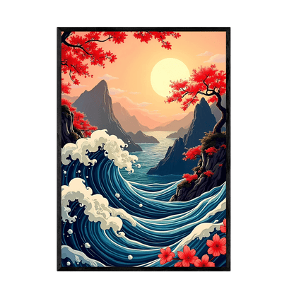 Tableau Japonais Contemporain - La Maison Du Tableau