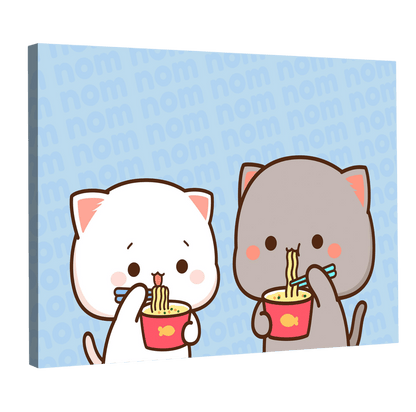 Tableau Kawaii Chatons - La Maison Du Tableau