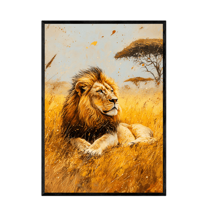 Tableau Lion - La Maison Du Tableau