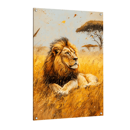 Tableau Lion - La Maison Du Tableau