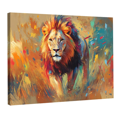 Tableau Lion Peinture - La Maison Du Tableau