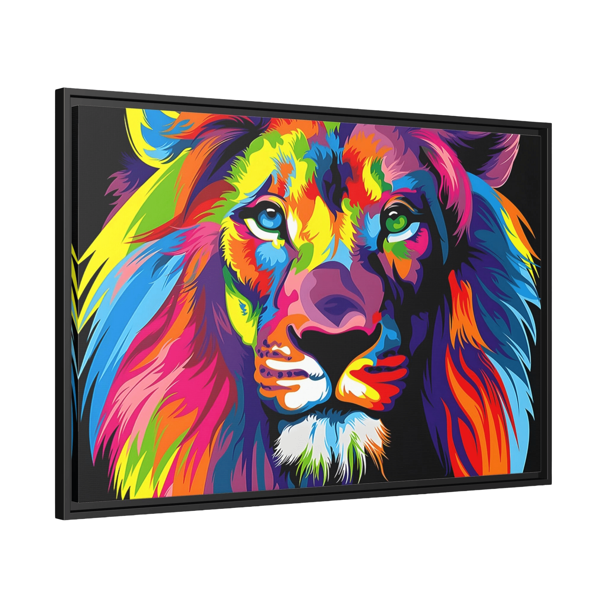 Tableau Lion Pop Art - La Maison Du Tableau
