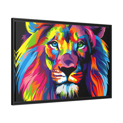 Tableau Lion Pop Art - La Maison Du Tableau