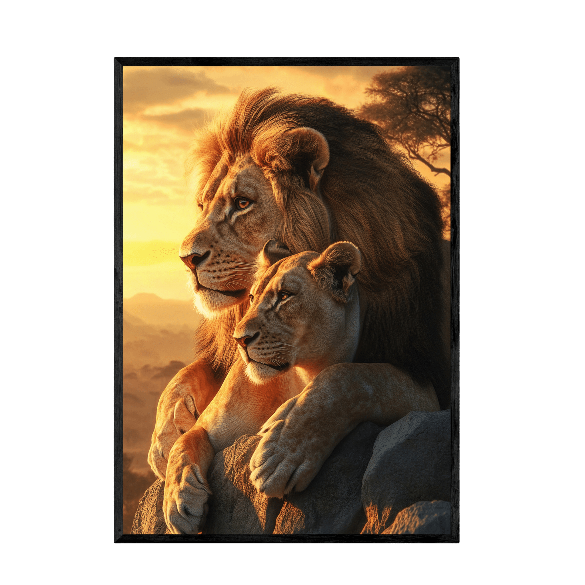 Tableau Lionne - La Maison Du Tableau