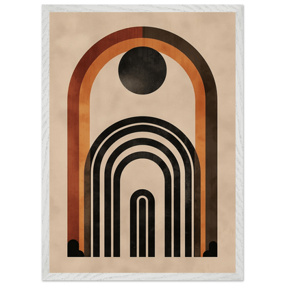 Tableau Minimaliste Arches Terracotta - La Maison Du Tableau