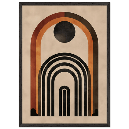 Tableau Minimaliste Arches Terracotta - La Maison Du Tableau