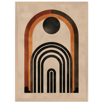 Tableau Minimaliste Arches Terracotta - La Maison Du Tableau