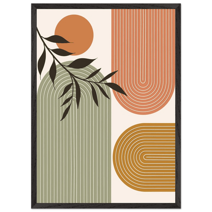 Tableau Minimaliste Calme Terracotta - La Maison Du Tableau