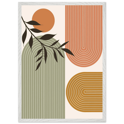 Tableau Minimaliste Calme Terracotta - La Maison Du Tableau