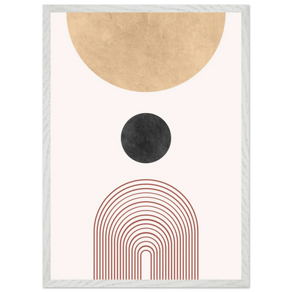 Tableau Minimaliste Cercle & Arche - La Maison Du Tableau