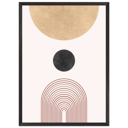 Tableau Minimaliste Cercle & Arche - La Maison Du Tableau