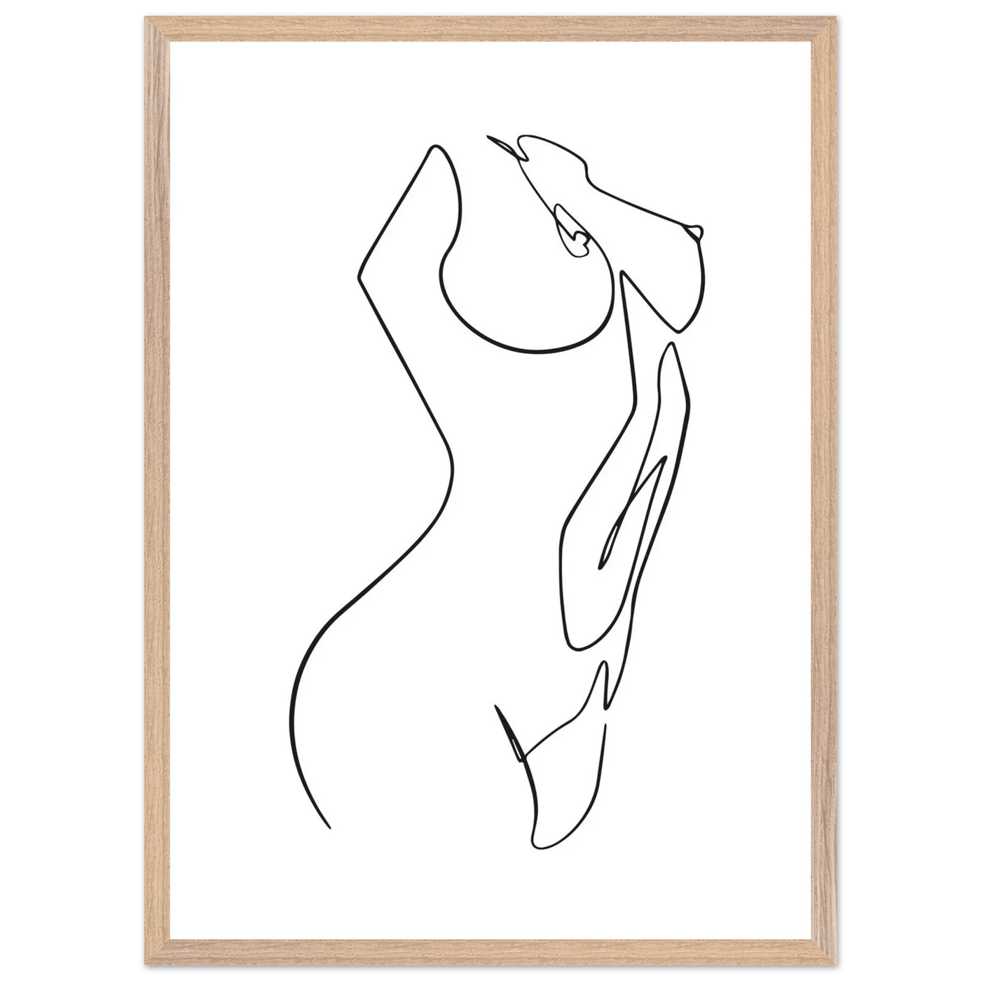 Tableau Minimaliste Corps Féminin - La Maison Du Tableau