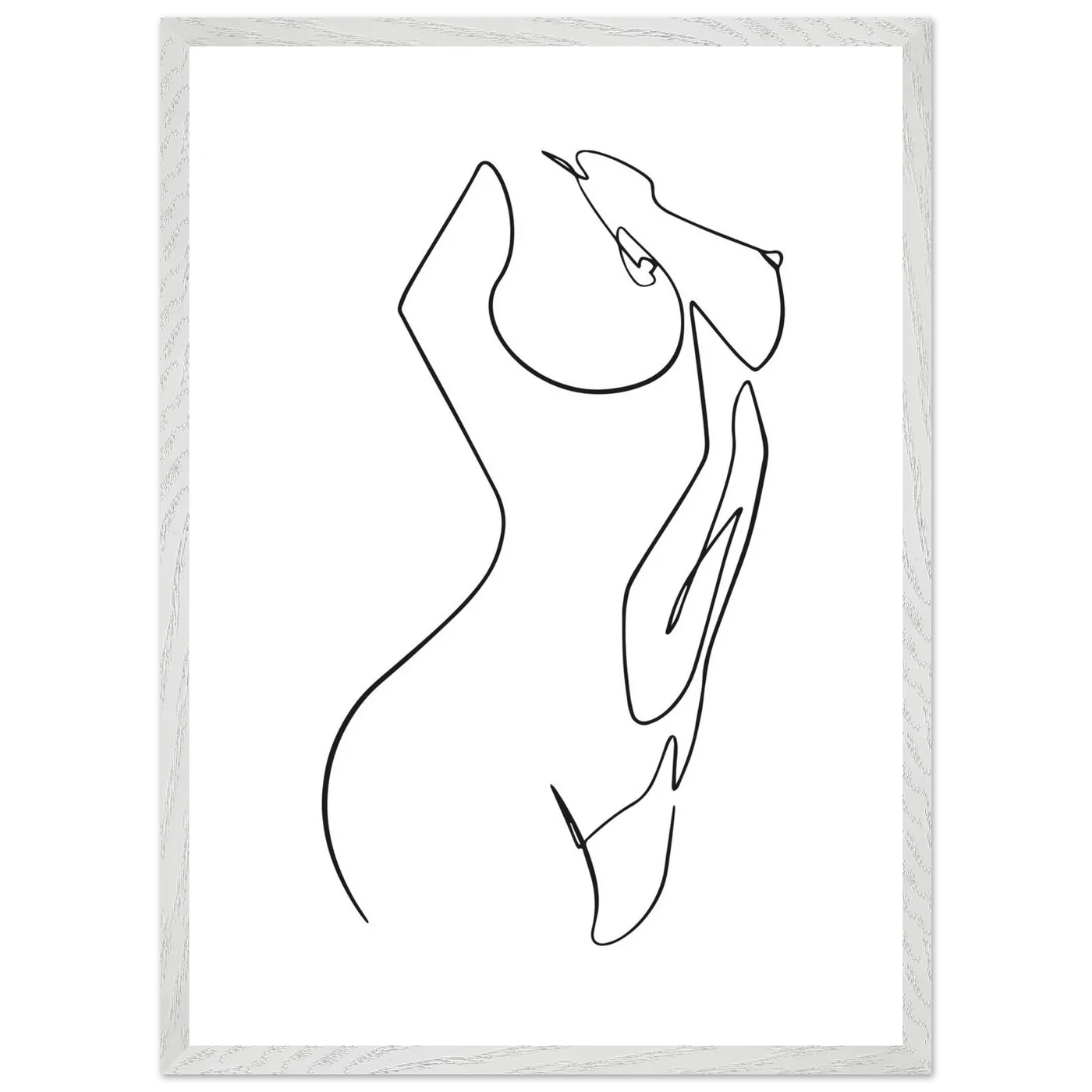 Tableau Minimaliste Corps Féminin - La Maison Du Tableau