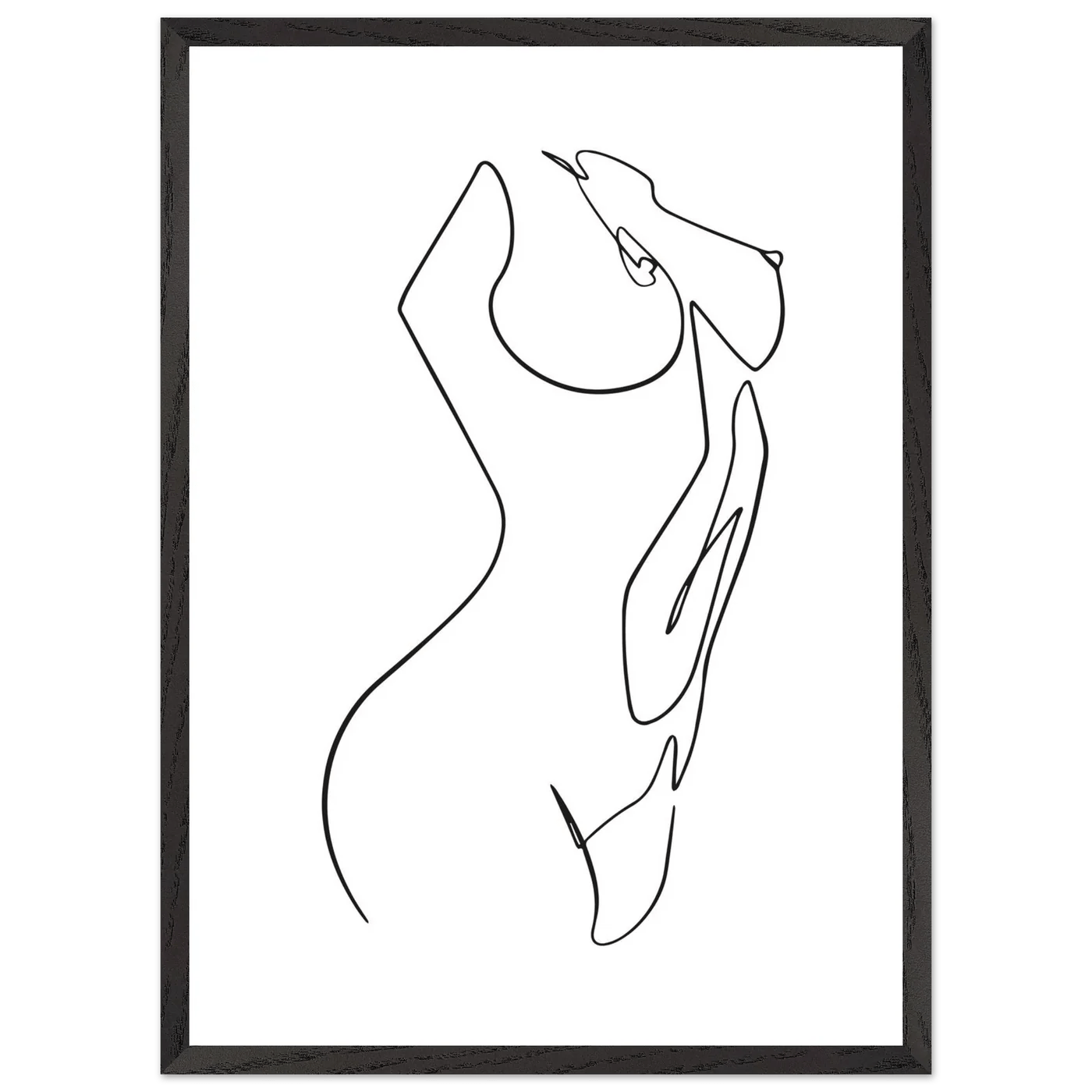 Tableau Minimaliste Corps Féminin - La Maison Du Tableau