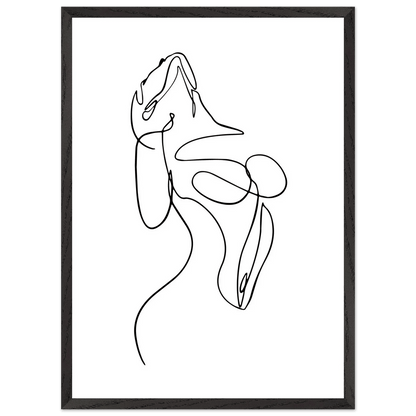 Tableau Minimaliste Esquisse Féminine - La Maison Du Tableau