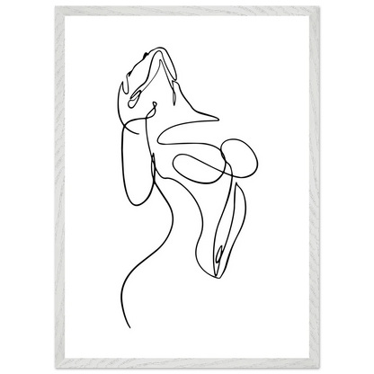 Tableau Minimaliste Esquisse Féminine - La Maison Du Tableau