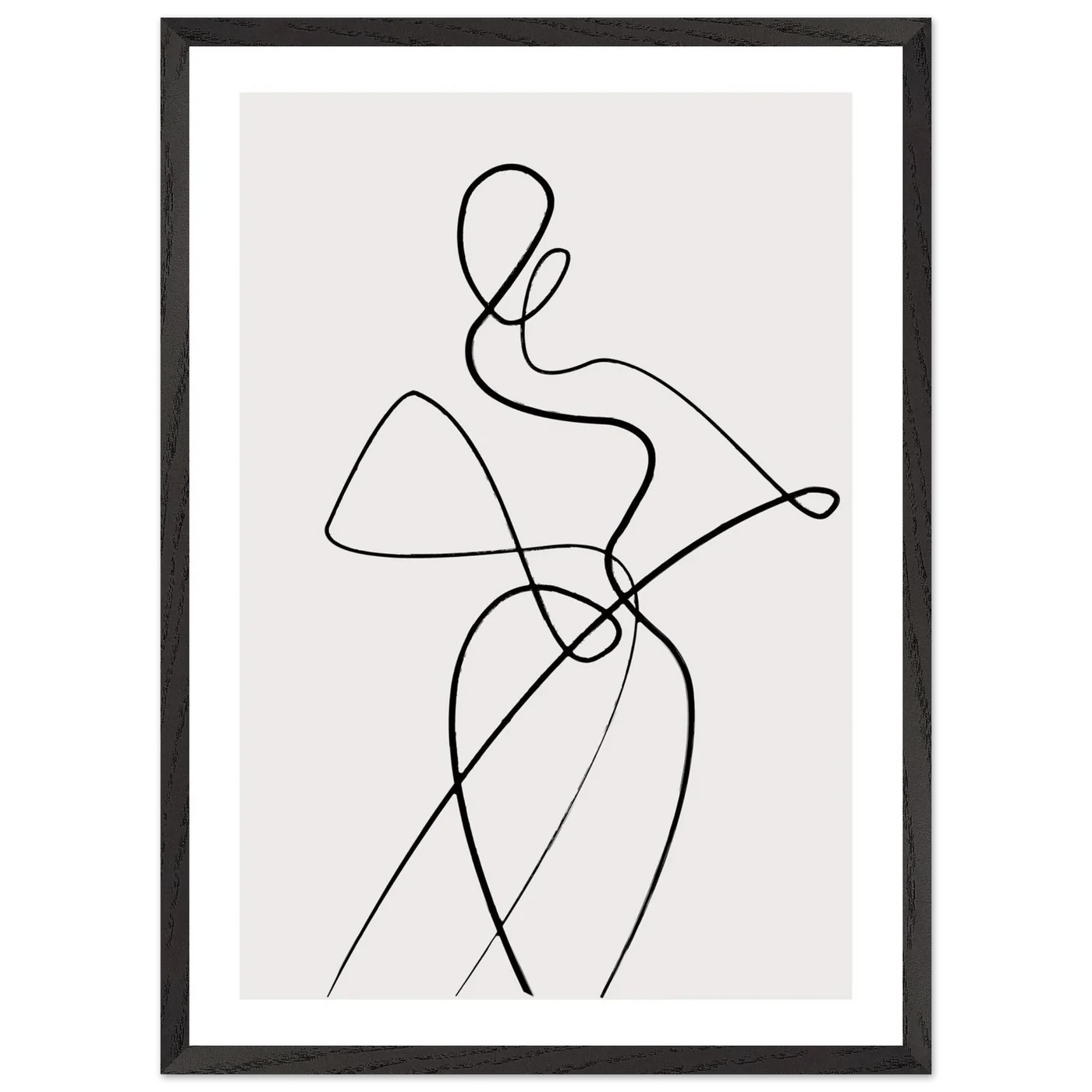 Tableau Minimaliste Femme Silhouette - La Maison Du Tableau