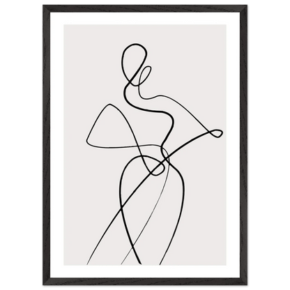 Tableau Minimaliste Femme Silhouette - La Maison Du Tableau
