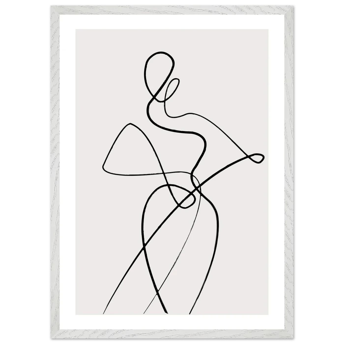 Tableau Minimaliste Femme Silhouette - La Maison Du Tableau