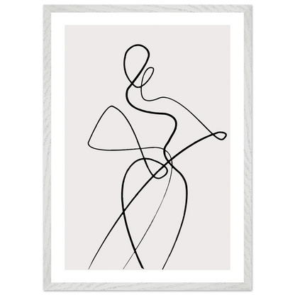 Tableau Minimaliste Femme Silhouette - La Maison Du Tableau