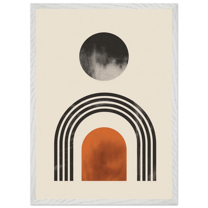 Tableau Minimaliste Harmonie Terracotta - La Maison Du Tableau