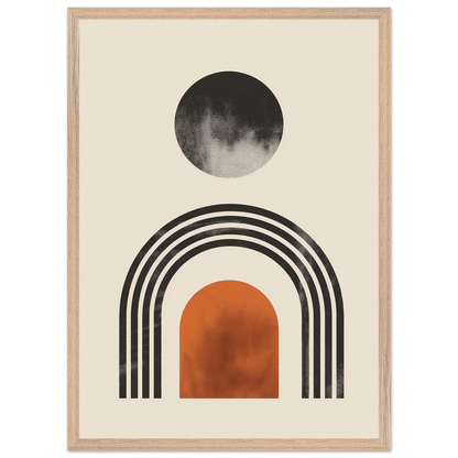 Tableau Minimaliste Harmonie Terracotta - La Maison Du Tableau