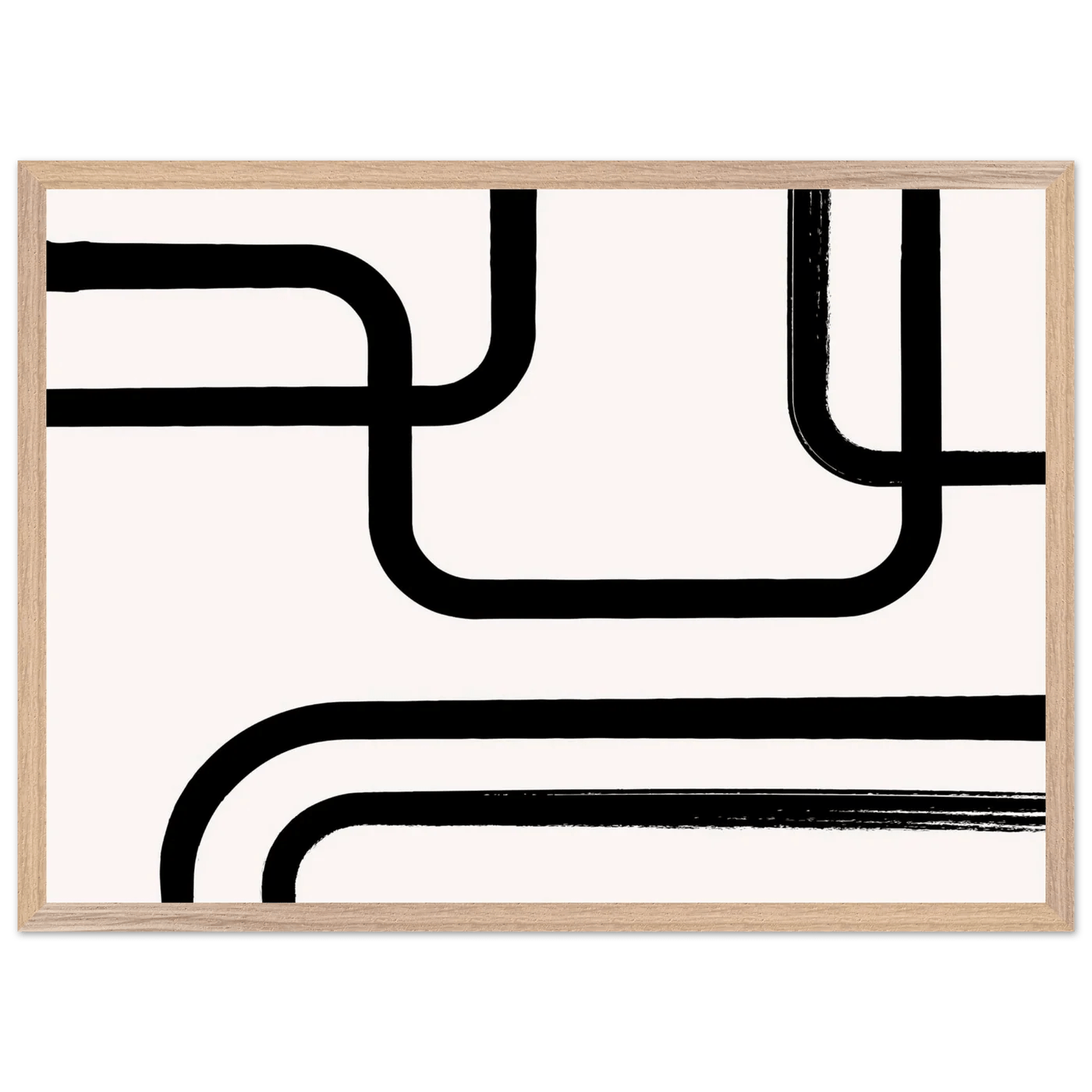 Tableau Minimaliste Lignes Contemporaines - La Maison Du Tableau