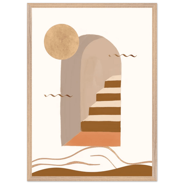 Tableau Minimaliste Passage Bohème - La Maison Du Tableau