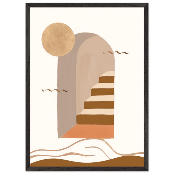 Tableau Minimaliste Passage Bohème - La Maison Du Tableau