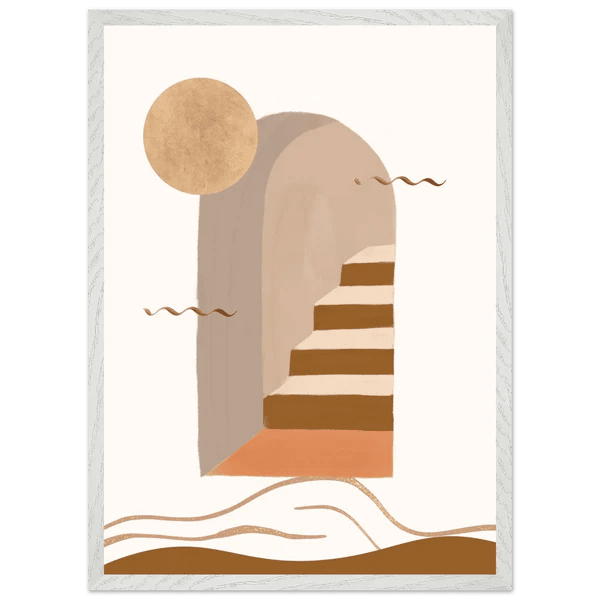 Tableau Minimaliste Passage Bohème - La Maison Du Tableau