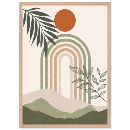 Tableau Minimaliste Paysage Épuré - La Maison Du Tableau