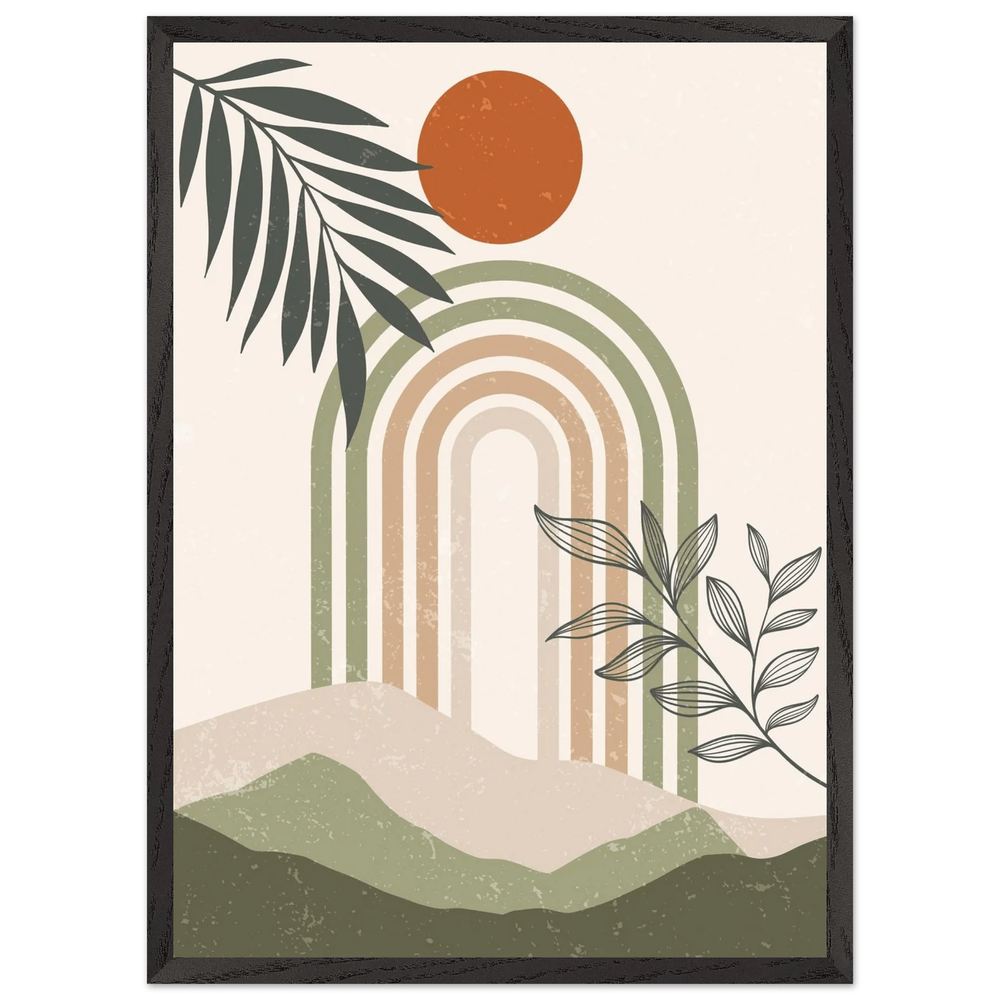 Tableau Minimaliste Paysage Épuré - La Maison Du Tableau