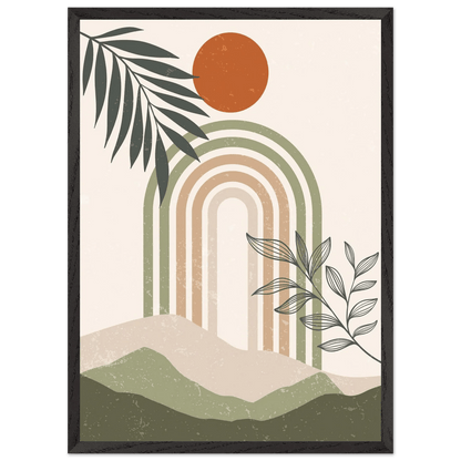 Tableau Minimaliste Paysage Épuré - La Maison Du Tableau