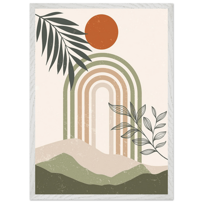 Tableau Minimaliste Paysage Épuré - La Maison Du Tableau