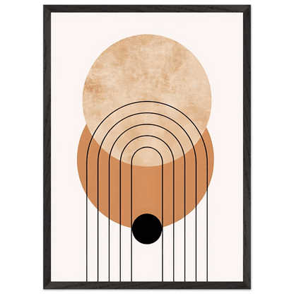 Tableau Minimaliste Soleil Terracotta & Arche - La Maison Du Tableau