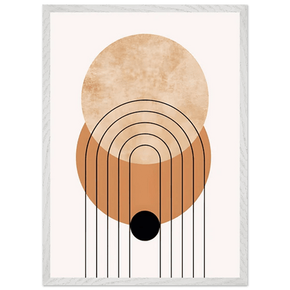 Tableau Minimaliste Soleil Terracotta & Arche - La Maison Du Tableau