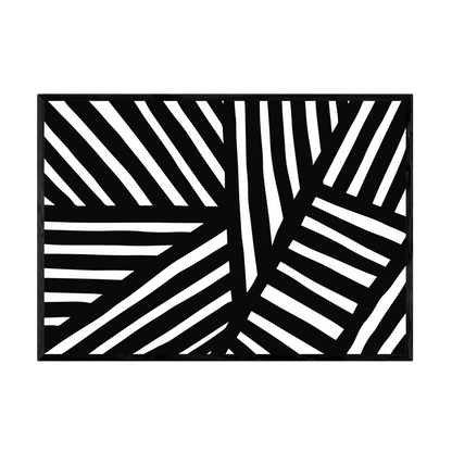 Tableau Moderne Noir et Blanc - La Maison Du Tableau