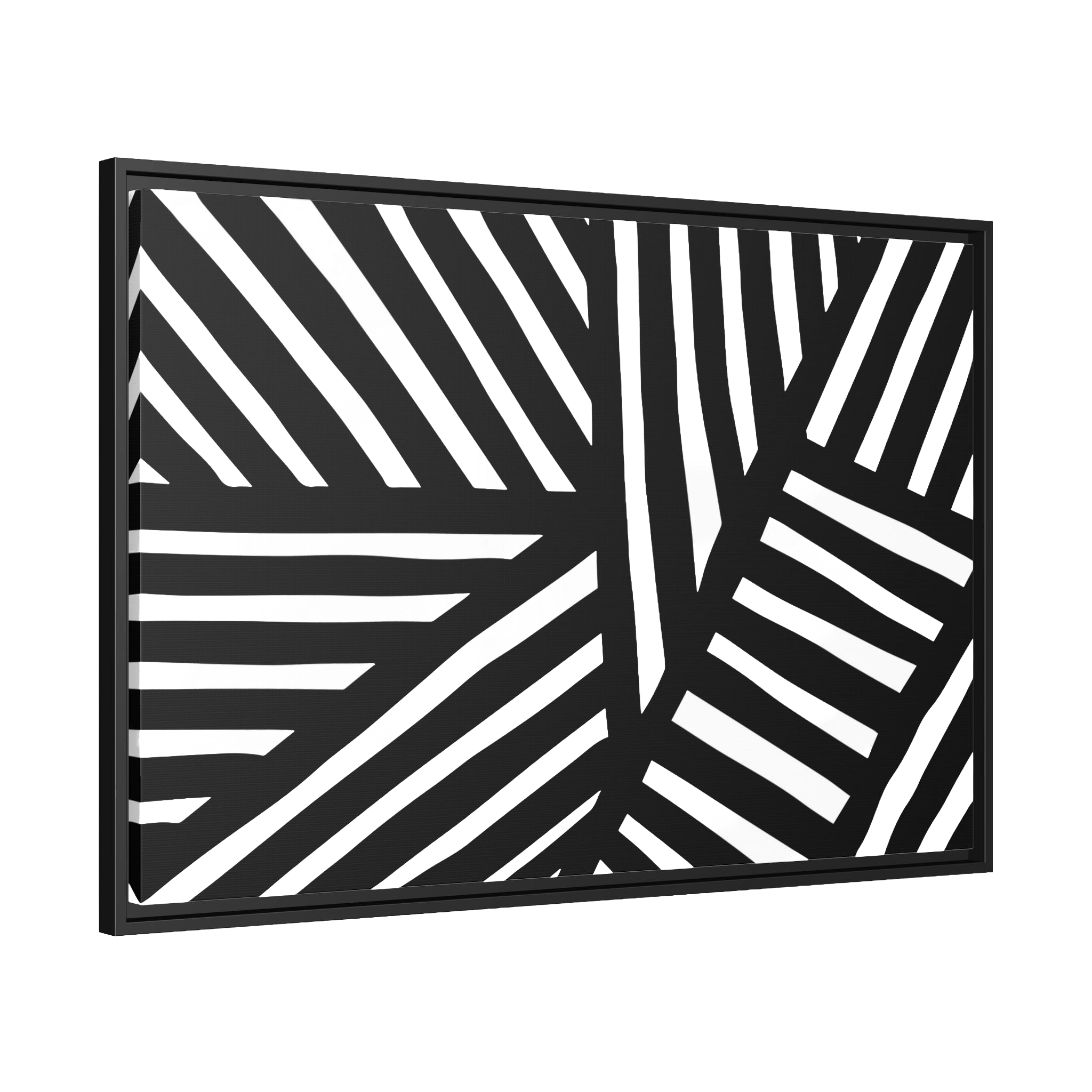 Tableau Moderne Noir et Blanc - La Maison Du Tableau