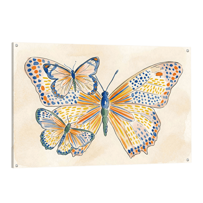 Tableau Moderne Papillons - La Maison Du Tableau