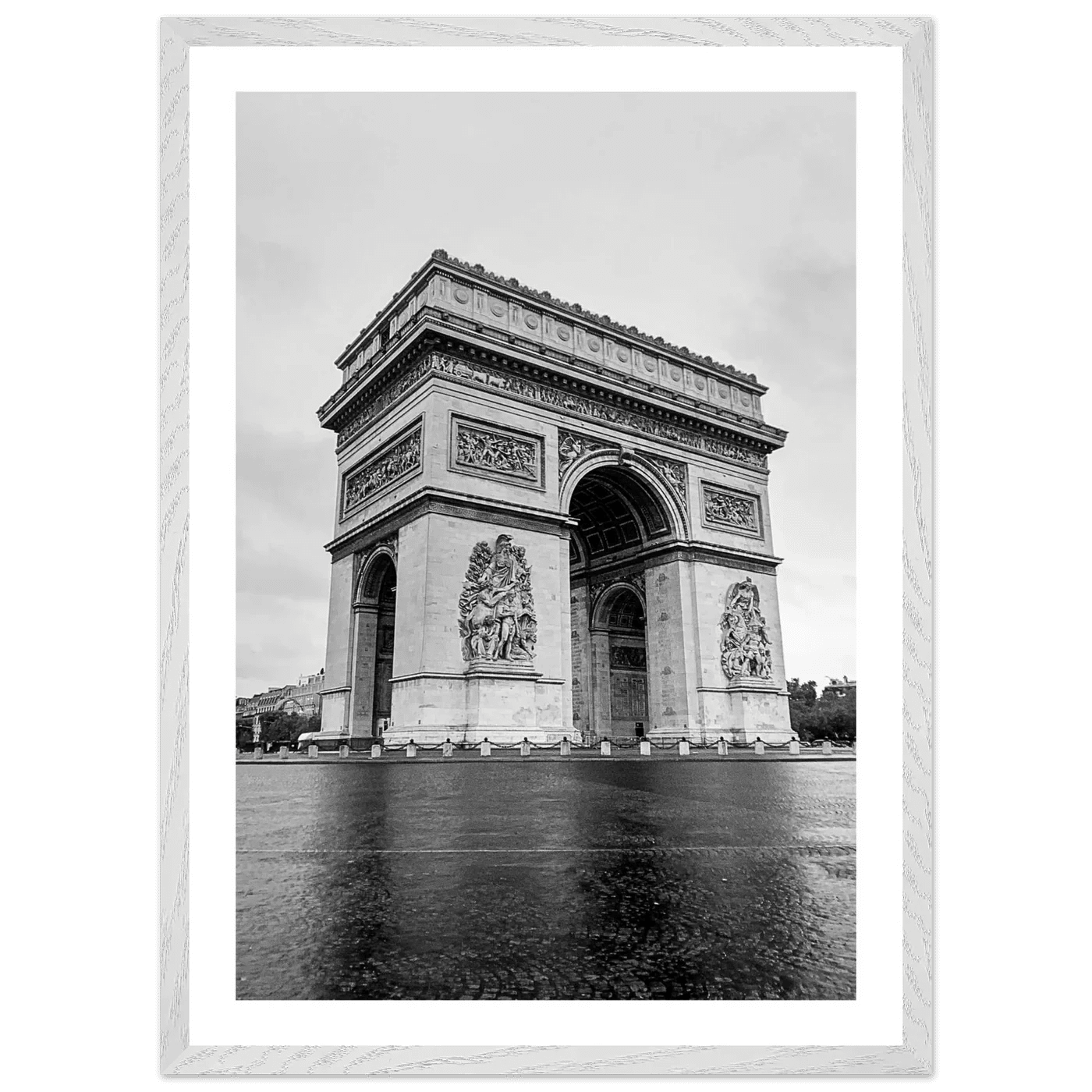 Tableau Noir et Blanc Arc de Triomphe - La Maison Du Tableau