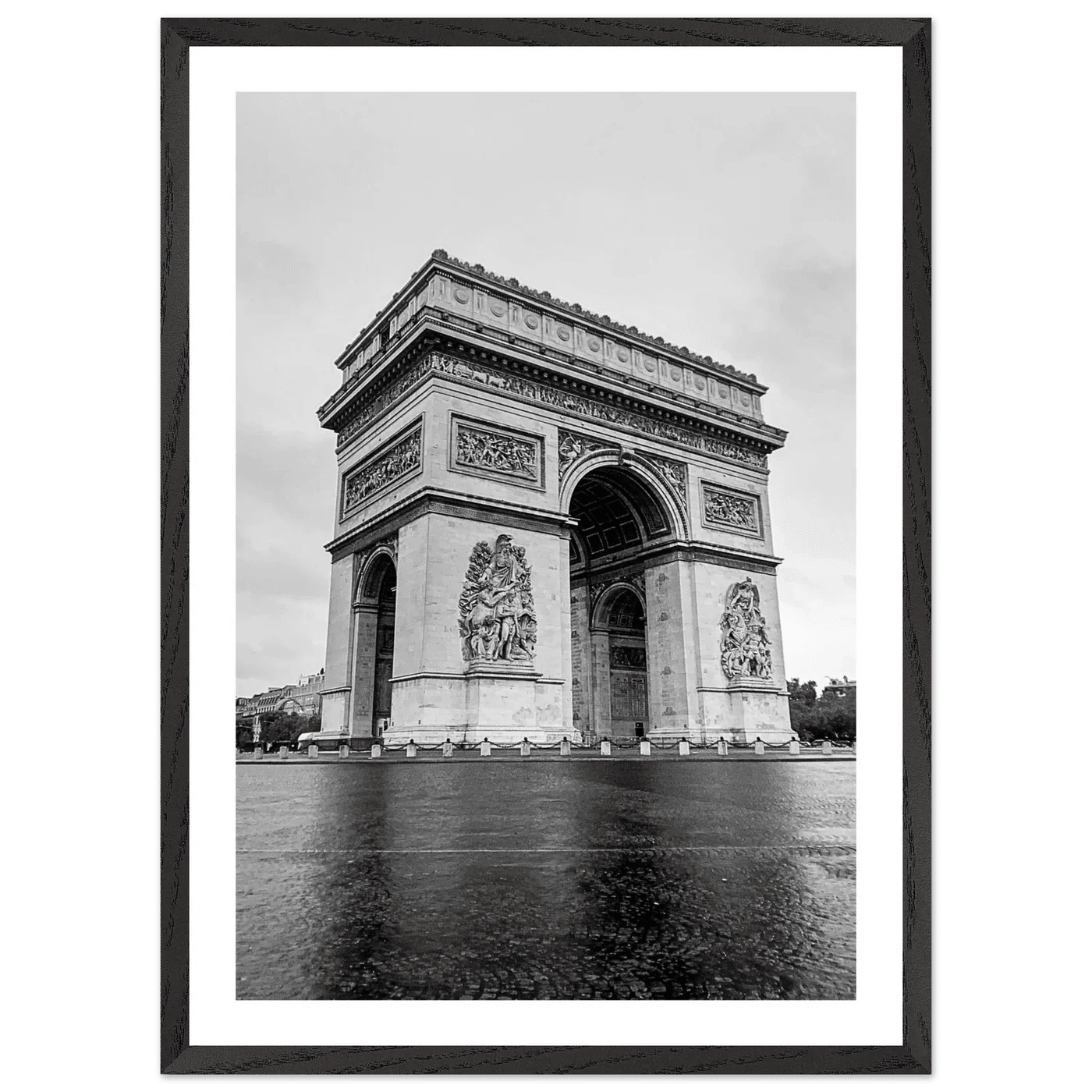 Tableau Noir et Blanc Arc de Triomphe - La Maison Du Tableau