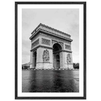 Tableau Noir et Blanc Arc de Triomphe - La Maison Du Tableau