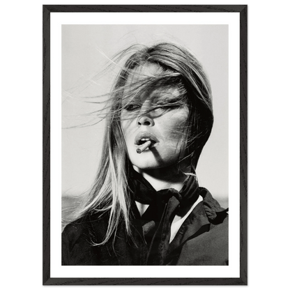 Tableau Noir et Blanc Brigitte Bardot - La Maison Du Tableau