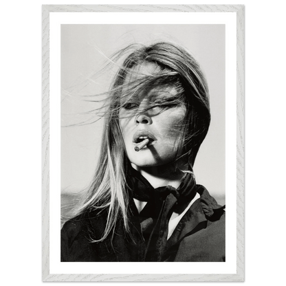Tableau Noir et Blanc Brigitte Bardot - La Maison Du Tableau
