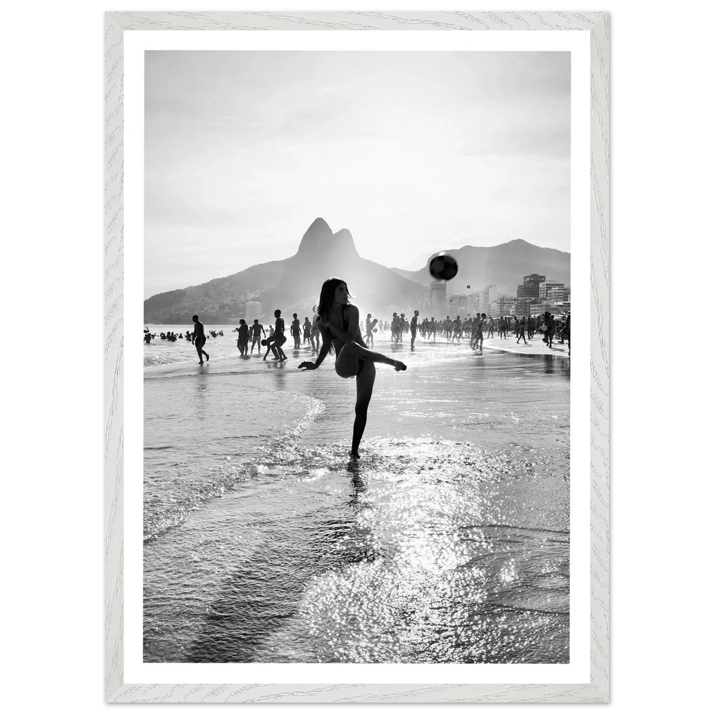 Tableau Noir et Blanc Ipanema - La Maison Du Tableau