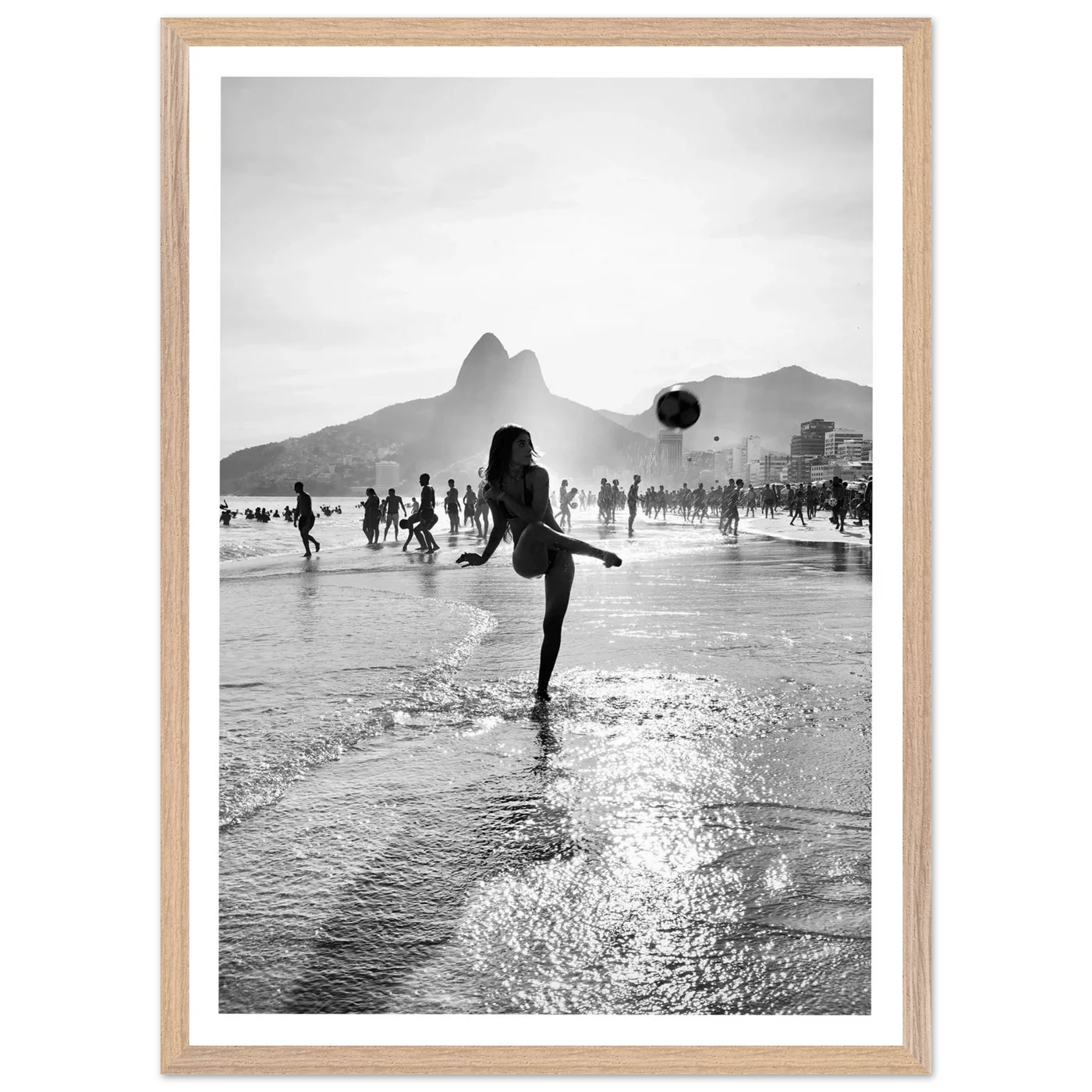 Tableau Noir et Blanc Ipanema - La Maison Du Tableau