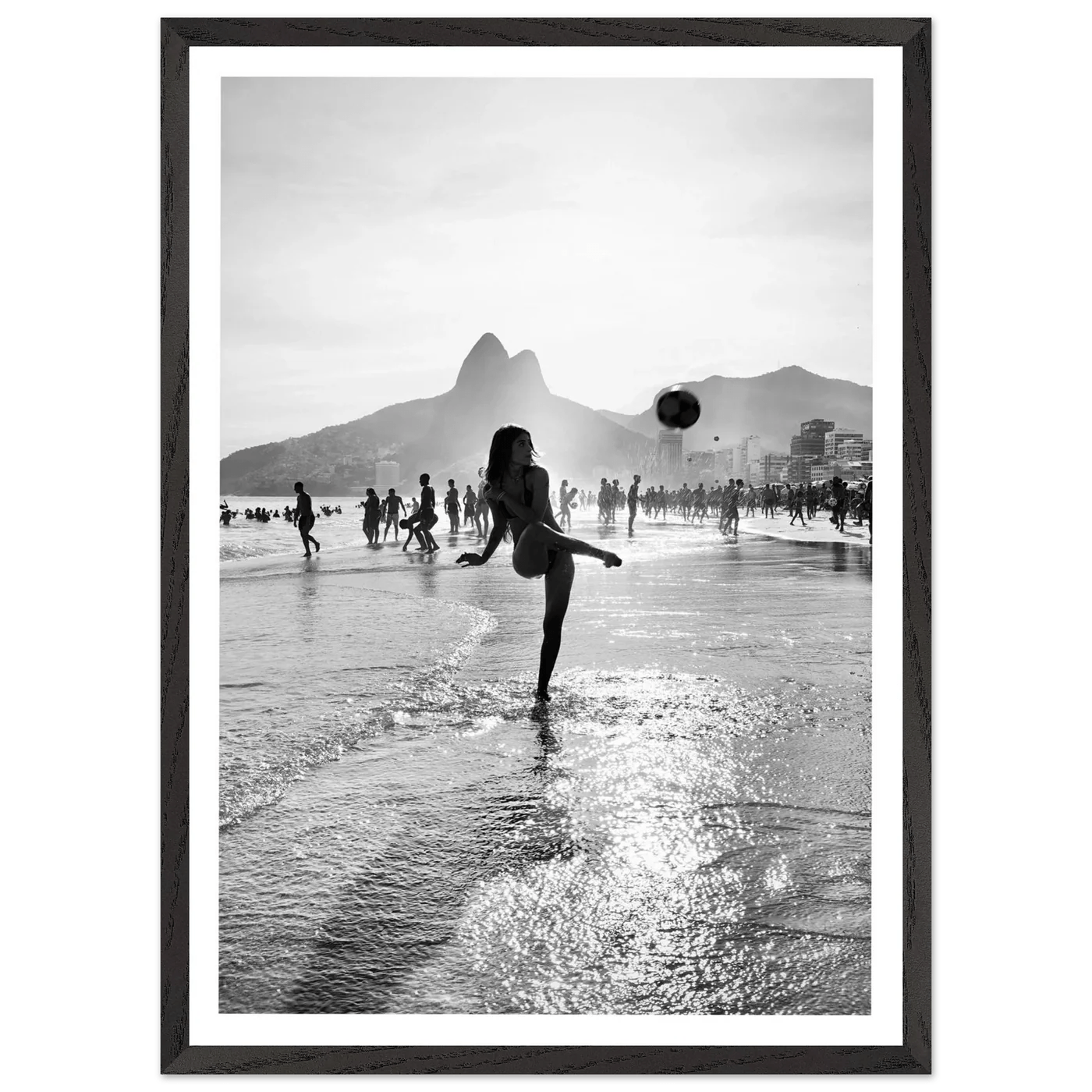 Tableau Noir et Blanc Ipanema - La Maison Du Tableau