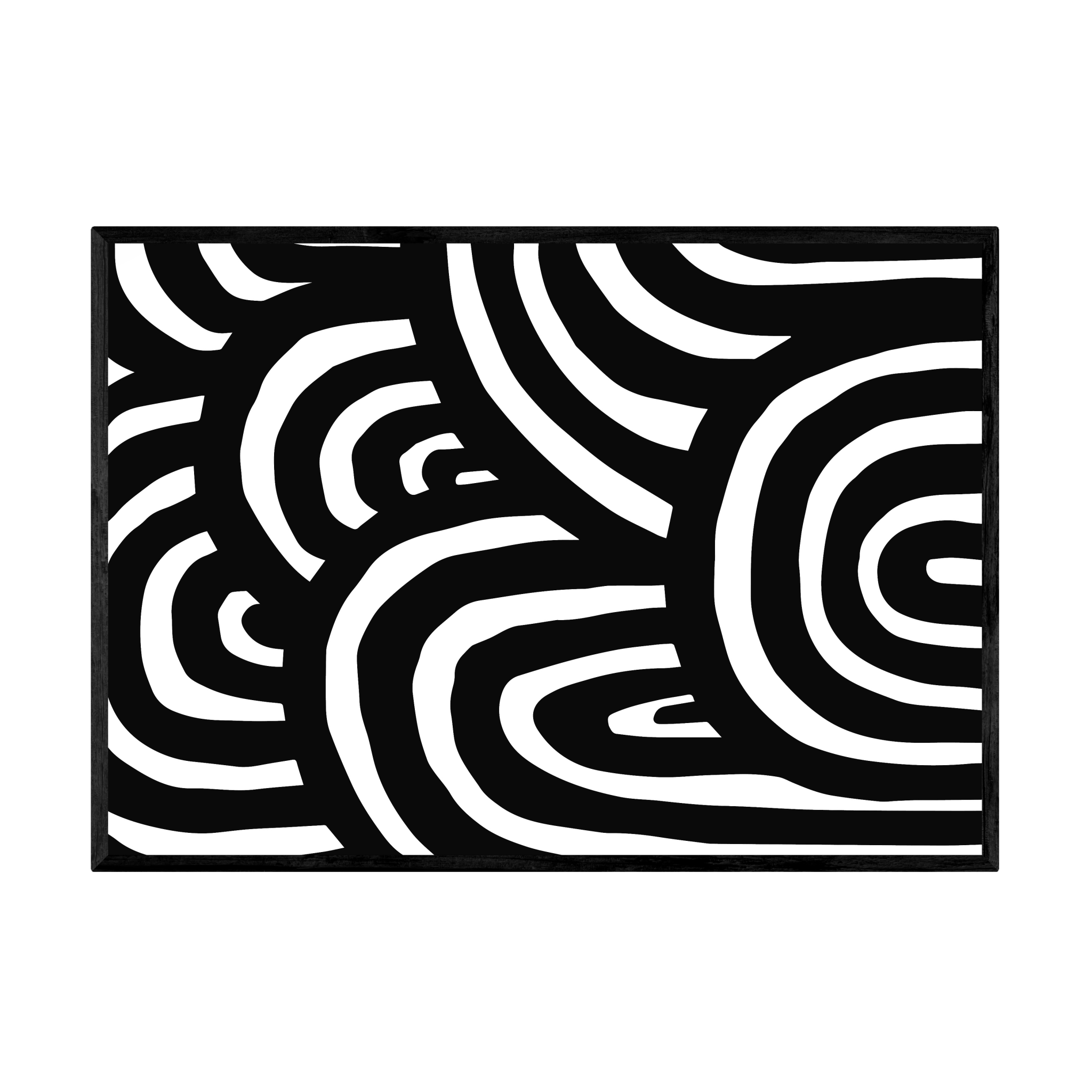 Tableau Noir et Blanc Moderne - La Maison Du Tableau